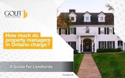 How much do property managers in Ontario charge