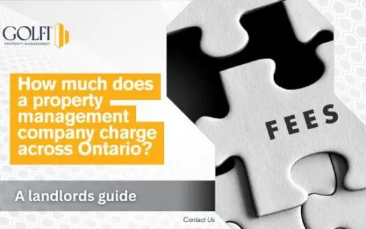property management fees ontario